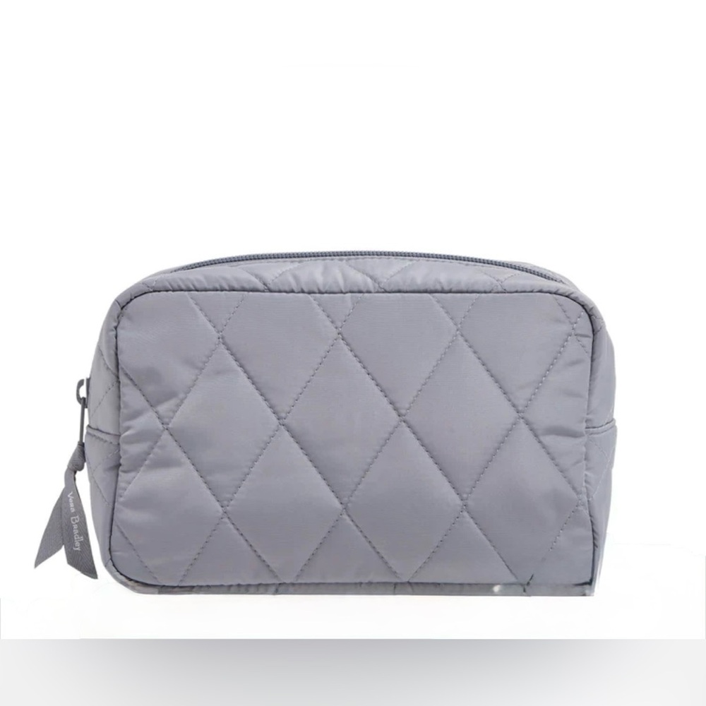 Vera Bradley Ultralight Medium Cosmetic Bag in Frost Gray
